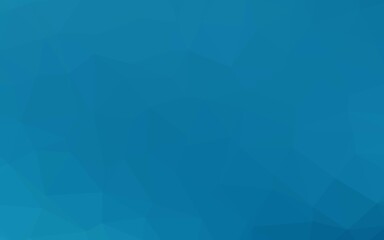 Dark BLUE vector abstract polygonal texture.