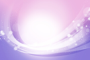 光輝くウェーブ　ピンクとパープルの背景 
