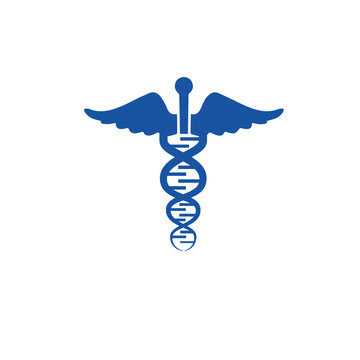 dna hermes logo designs simple modern for medical logo