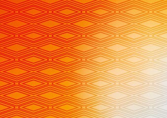 Light Orange vector backdrop with lines, cubes.