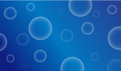 modern bacground in blue color with bubbles. vector