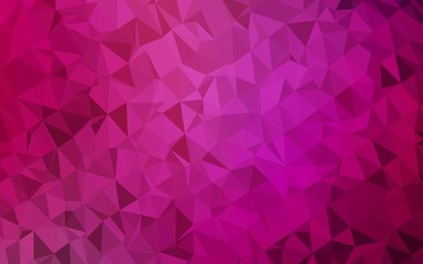 Obraz premium Light Purple vector shining triangular template.
