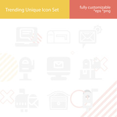 Simple set of ring armor related filled icons.