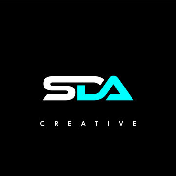 SDA Letter Initial Logo Design Template Vector Illustration	
