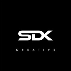 SDK Letter Initial Logo Design Template Vector Illustration	
