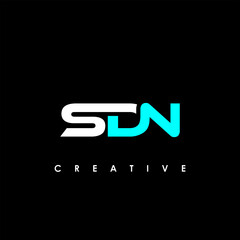 SDN Letter Initial Logo Design Template Vector Illustration	
