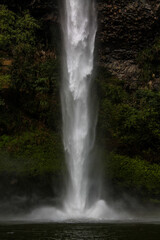 Fototapeta na wymiar misty waterfall