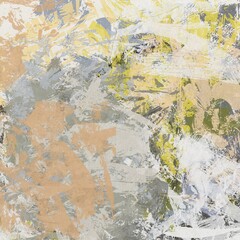 Watercolor, oil, grunge background Texture of strokes of colored paint, blurred spots with brushes of different sizes and shapes.