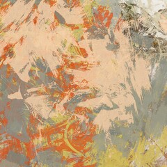 Watercolor, oil, grunge background Texture of strokes of colored paint, blurred spots with brushes of different sizes and shapes.