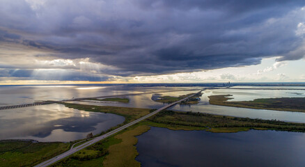 Clouds over Mobile Bay 