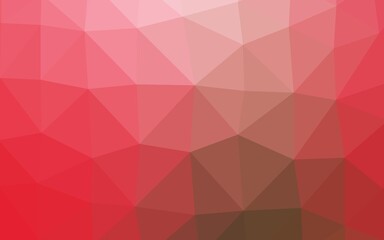 Light Green, Red vector abstract mosaic backdrop.