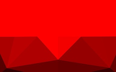 Fototapeta premium Light Red vector polygon abstract layout.