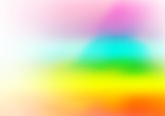 Obraz premium Light Multicolor, Rainbow vector blur pattern.
