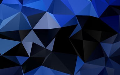 Light BLUE vector abstract polygonal layout.