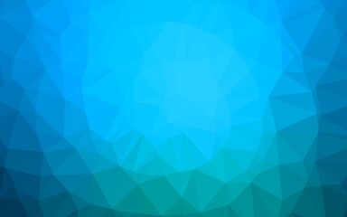 Obraz premium Light BLUE vector low poly layout.