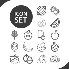 Simple set of general assembly related lineal icons.