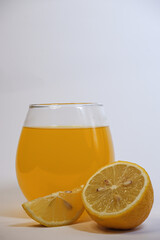 orange juice and lemon