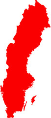 sweden map