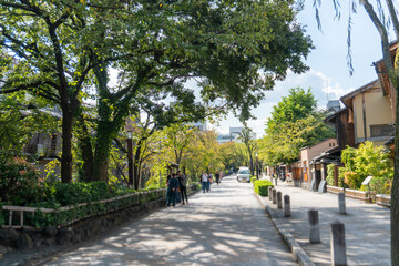 京都　白川筋