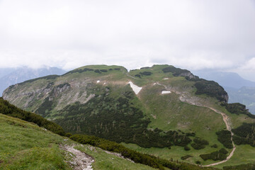 View from the mountain with the name Loser in Austria. Europe