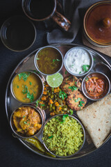 Indian food platter 