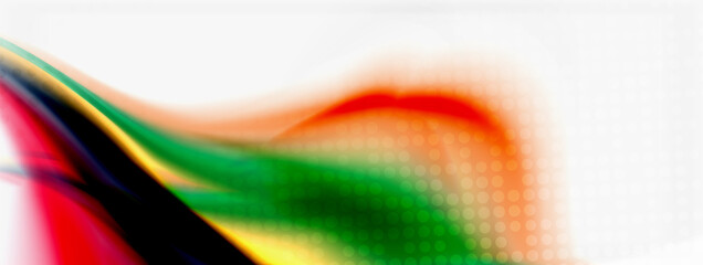 Abstract Background. Smooth flowing lines, blurred waves, rainbow color style stripes. Vector illustrations for covers, banners, flyers and posters and other