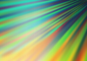 Light Green, Yellow vector backdrop with long lines.