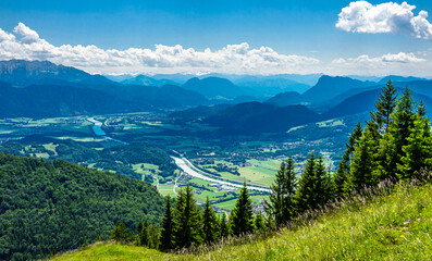 view at the kranzhorn mountain - austria