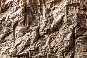 Crumpled paper as an abstract background.