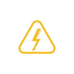 hight voltage icon vector illustration design template
