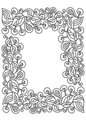 Vector hand drawn cartoon Doodle illustration. Abstract objects and elements for decorating postcards, posters, coloring book pages for adults and children.