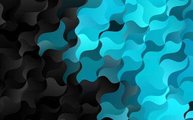 Light BLUE vector template with liquid shapes.