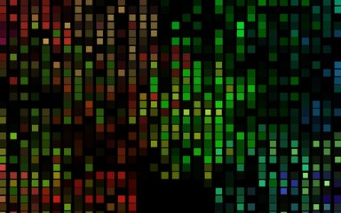 Dark Multicolor, Rainbow vector cover in polygonal style.