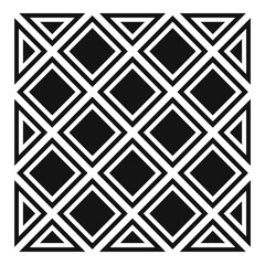 Paving path icon, simple style