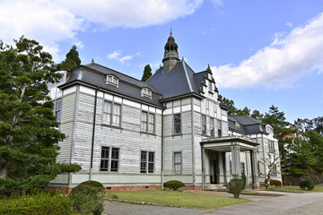 Fototapeta na wymiar 19世紀の日本に建築された洋風建築の館