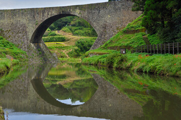 Fototapeta na wymiar 秋の通潤橋