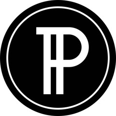 Transnistrian ruble coin icon, currency of Transnistria