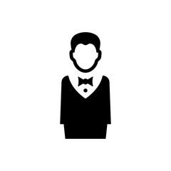 Restaurant waiter iconn