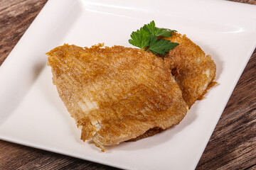 Roasted delicous seafood - stingray wings