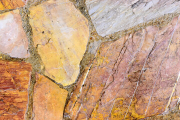 close up of Rock stone wall surface, Abstract  background