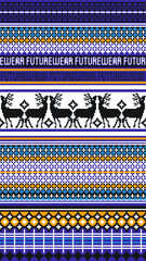 border, background, fabric folkloric pattern