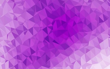 Obraz premium Light Purple vector abstract mosaic background.