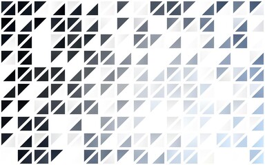 Light BLUE vector seamless background with triangles.