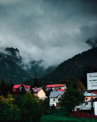 houses in the mountains