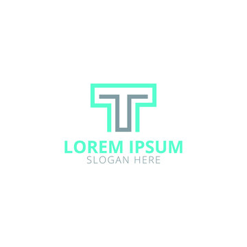 Creative, Modern and Unique T Letter Logo Design Vector Template