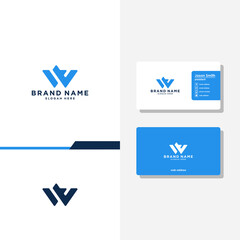 Letter M combination concept logo designs business card