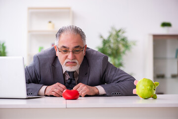 Old man lover running out of money