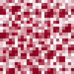 abstract seamless pattern, terrazzo tile, red background, texture, marble, stones, spots, stained glass, broken glass, shards, mosaic, squares, geometry, chaotic, pixels, squares, love, holiday,