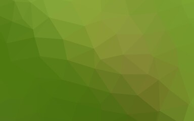 Fototapeta premium Light Green vector shining triangular background.