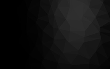 Obraz premium Dark Silver, Gray vector polygon abstract backdrop.